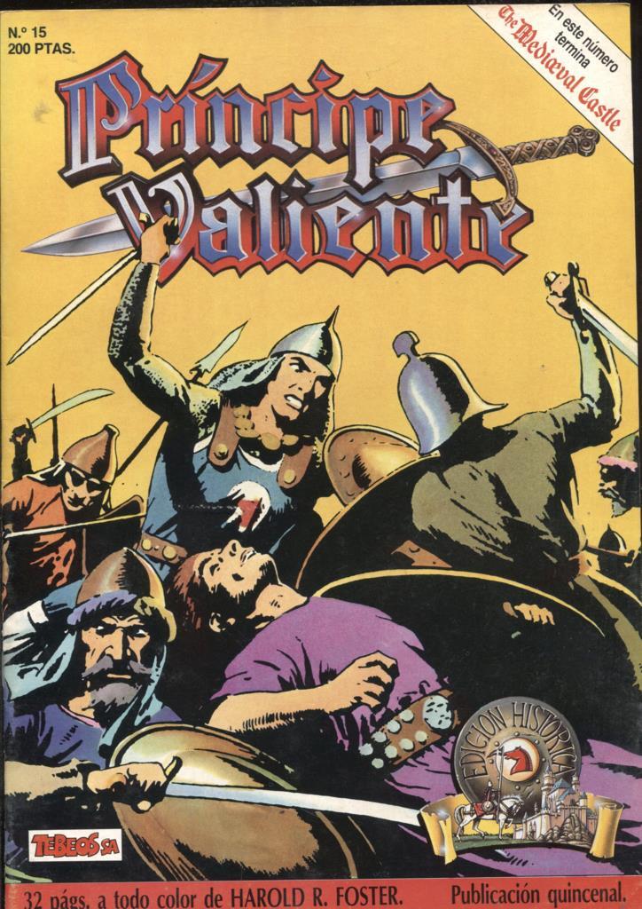 Harold Foster: El Principe Valiente de Ediciones B numero 15