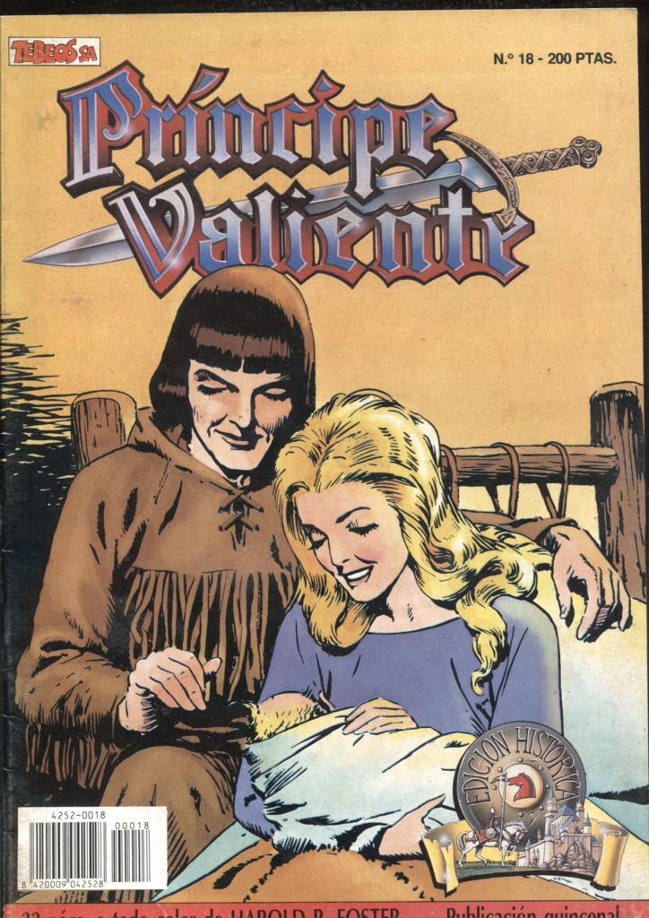 Harold Foster: El Principe Valiente de Ediciones B numero 18
