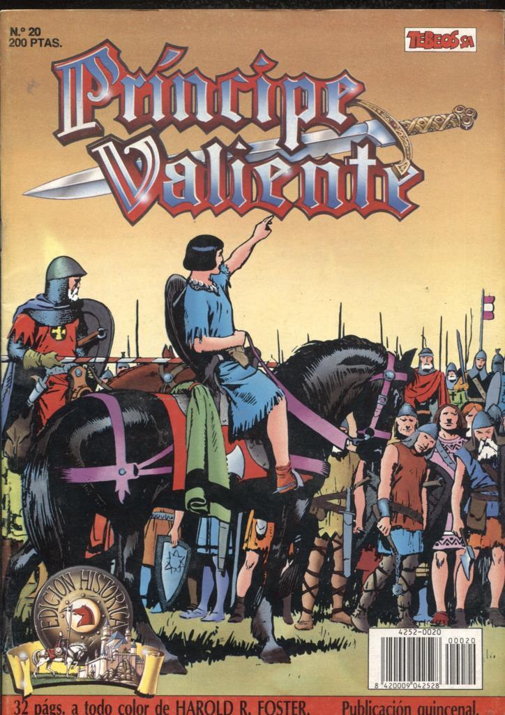 Harold Foster: El Principe Valiente de Ediciones B numero 20