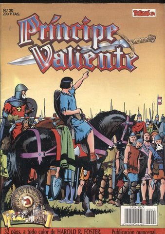 Harold Foster: El Principe Valiente de Ediciones B numero 20