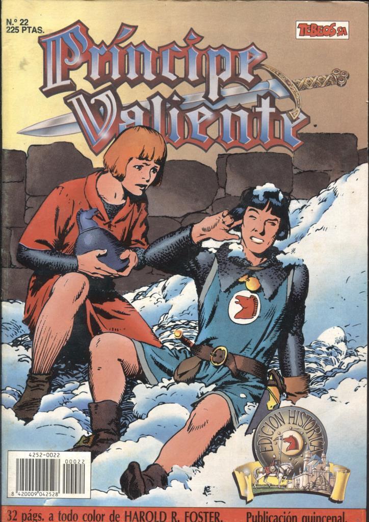 Harold Foster: El Principe Valiente de Ediciones B numero 22