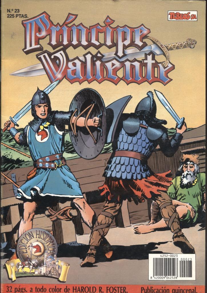 Harold Foster: El Principe Valiente de Ediciones B numero 23