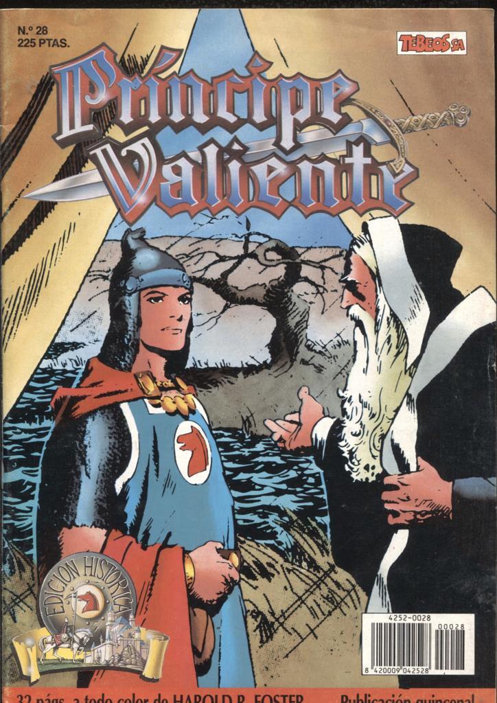 Harold Foster: El Principe Valiente de Ediciones B numero 28
