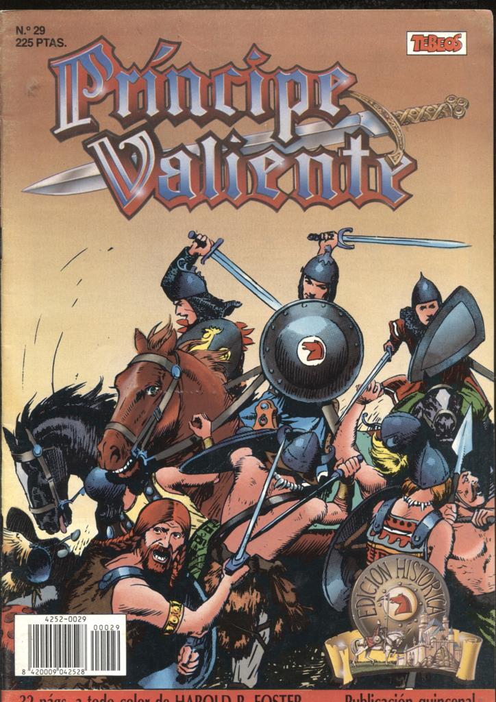 Harold Foster: El Principe Valiente de Ediciones B numero 29