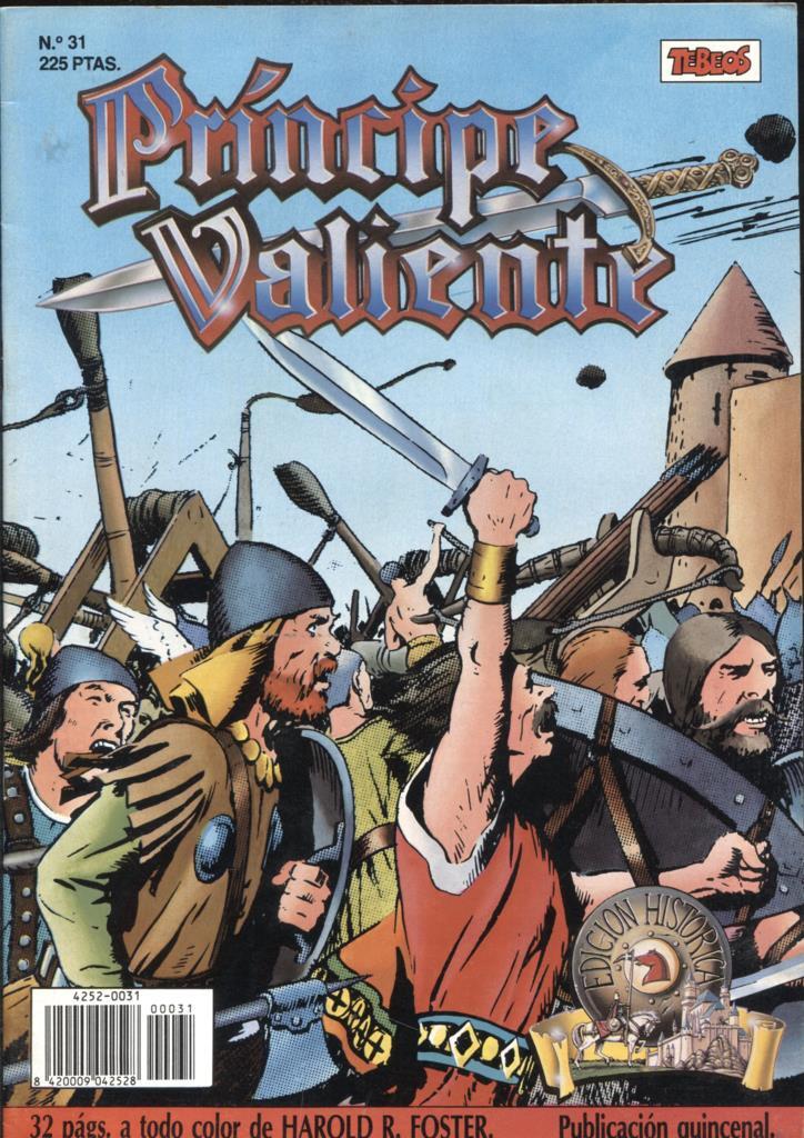 Harold Foster: El Principe Valiente de Ediciones B numero 31