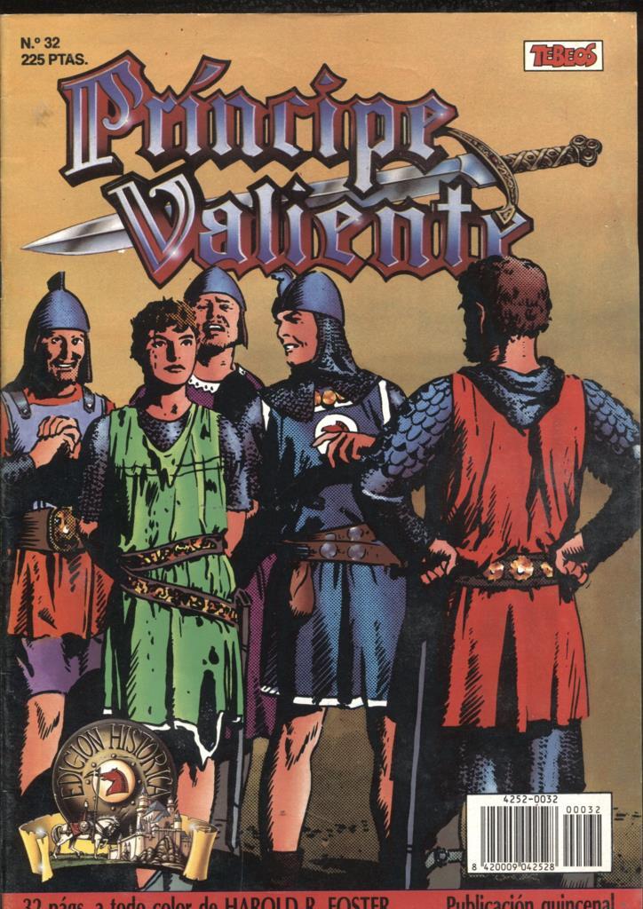 Harold Foster: El Principe Valiente de Ediciones B numero 32