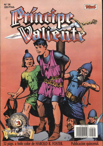 Harold Foster: El Principe Valiente de Ediciones B numero 36