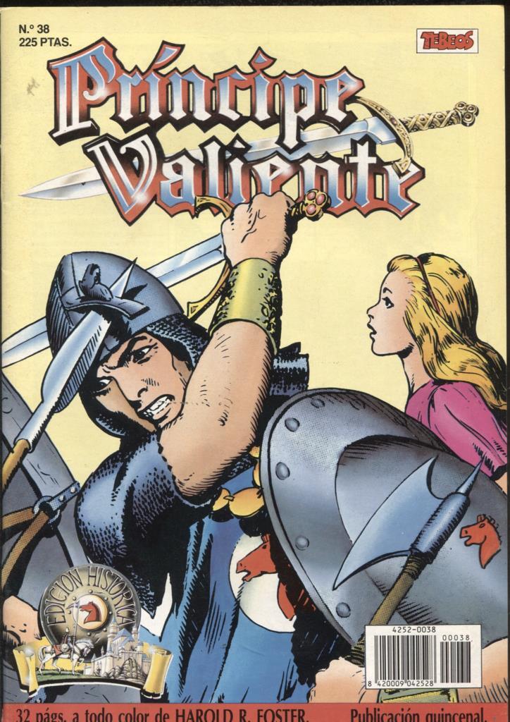 Harold Foster: El Principe Valiente de Ediciones B numero 38