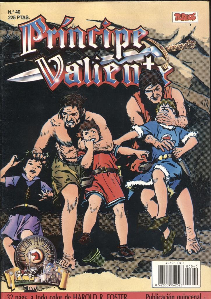 Harold Foster: El Principe Valiente de Ediciones B numero 40