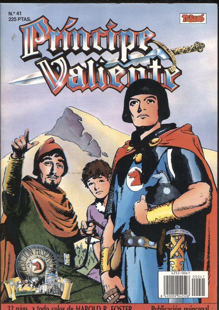 Harold Foster: El Principe Valiente de Ediciones B numero 41