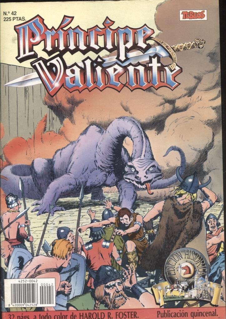 Harold Foster: El Principe Valiente de Ediciones B numero 42