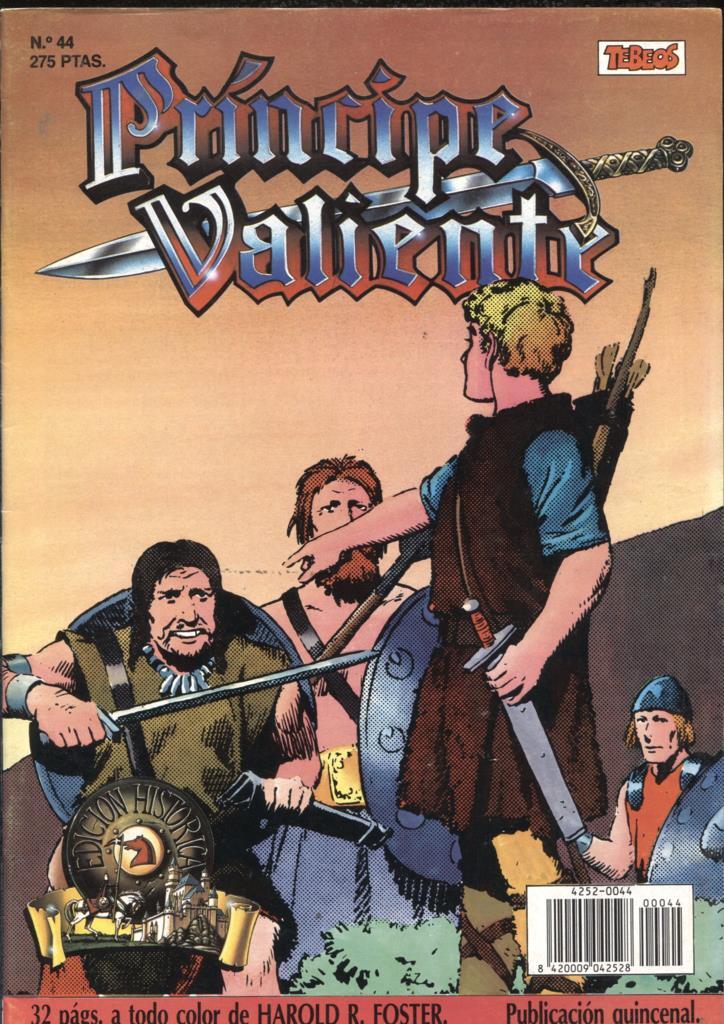 Harold Foster: El Principe Valiente de Ediciones B numero 44