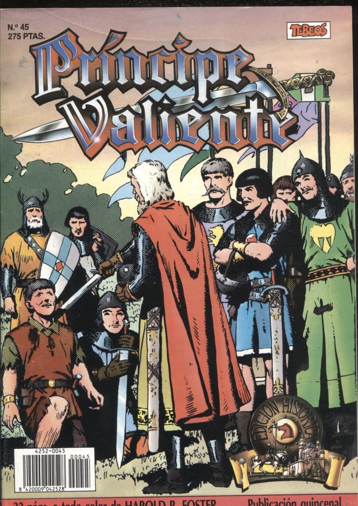 Harold Foster: El Principe Valiente de Ediciones B numero 45