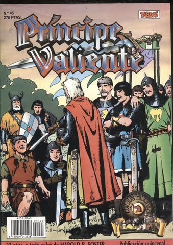 Harold Foster: El Principe Valiente de Ediciones B numero 45
