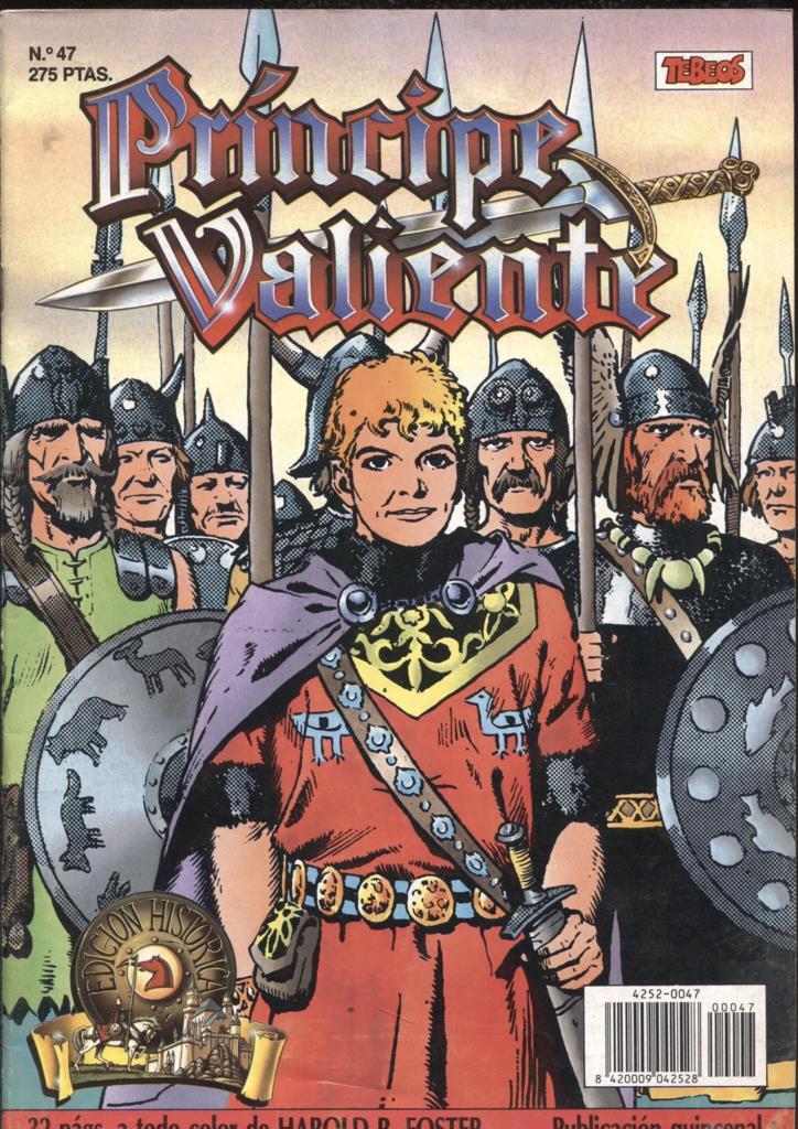 Harold Foster: El Principe Valiente de Ediciones B numero 47