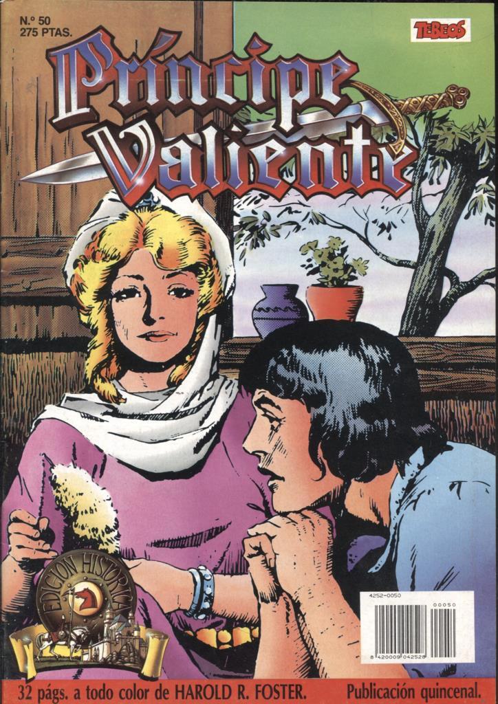 Harold Foster: El Principe Valiente de Ediciones B numero 50