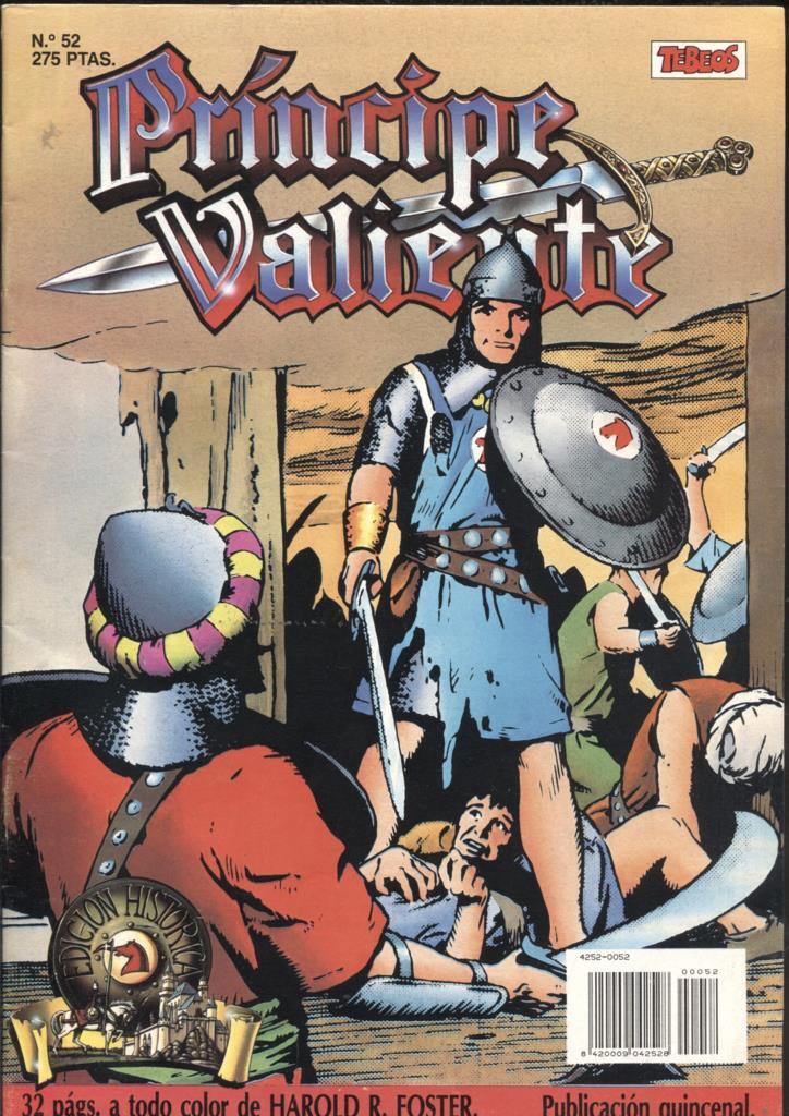 Harold Foster: El Principe Valiente de Ediciones B numero 52