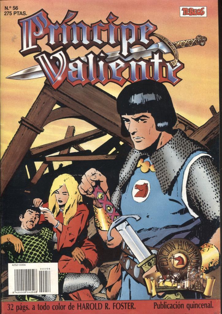 Harold Foster: El Principe Valiente de Ediciones B numero 56