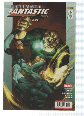 Panini: ULTIMATE FANTASTIC FOUR, Numero 28: Fantasmas 3 y La Saga de Thanos 1 - Mike Carey (Panini 2009)