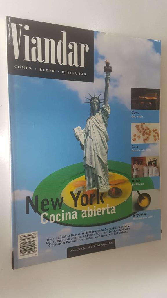Revista Viandar num 18: año III, junio 2001 - Lugares: La Palma la isla bonita, New York cocina abierta