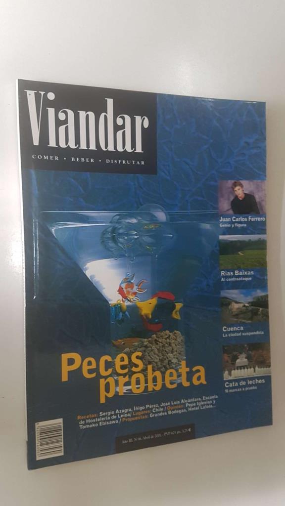 Revista Viandar num 16: año III, abril 2001 - Peces probeta, 7 dias en pesquero en Chile, Cuenca la ciudad suspendida