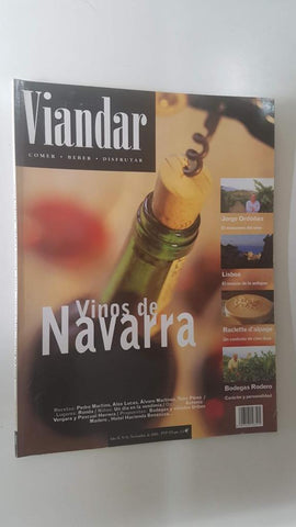 Revista Viandar num 11: año II, nov 2000 - Vinos de Navarra, Lugares: La Serrania de Ronda - cocina de estirpe