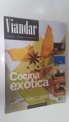 Revista Viandar num 05: año II, abril 2000 - Cocina exotica, Sevilla gastronomia y fiesta en Semana Santa, Queso Idiazabal