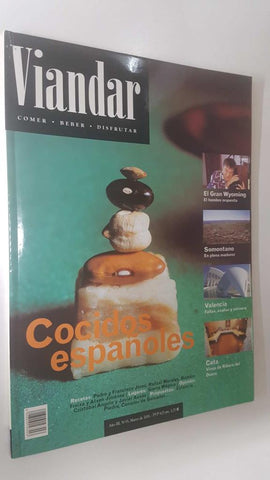 Revista Viandar num 15: año III, marzo 2001. Cocidos españoles, Cata - vinos de Ribera del Duero, Sierra Magina tierra de olivares