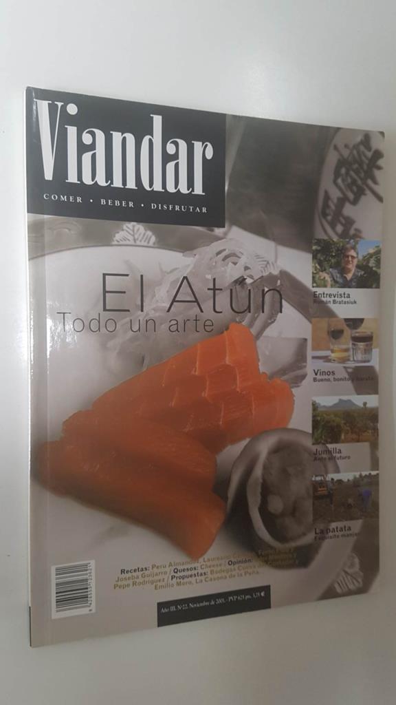 Revista Viandar num 22: año III, nov 2001 - El atun todo un arte, Entrevista a Roman Bratasiuk, La patata exquisito manjar