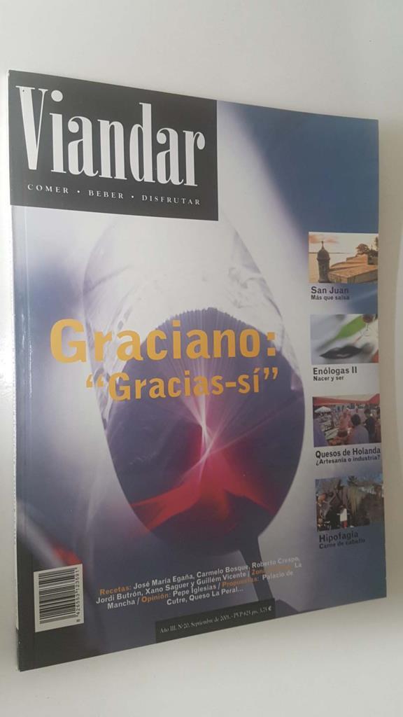 Revista Viandar num 20: año III, sept 2001. La Nueva Mancha - zona vinicola, Boeren Kaas - artesania versus industria