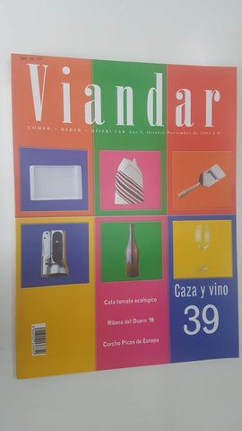 Revista Viandar num 39: año V, oct-nov 2003. Xata tomate ecologico, Riberta del Duero 99, Corchos Picos de Europa