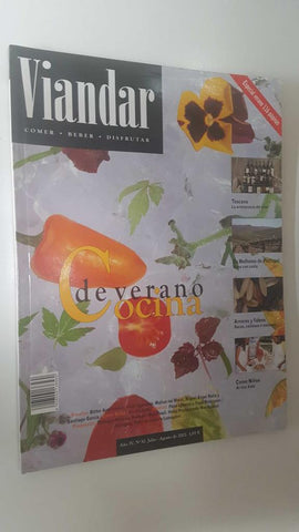 Revista Viandar num 30: año IV, jul-ago 2002. Especial verano. Cocina de verano, Arroces y fideos, Vinos de Toscana
