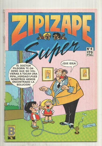 Super Zipi y Zape num 4 (procede de retapado): Zipi y Zape en Copa a copa, Kala-Bacin de Damasco - el reloj del tiempo