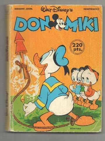 Walt Disney: Don Miki reimpresion V (retapado con los numeros 382 y 383. Falta el 384 que ha sido extraido)