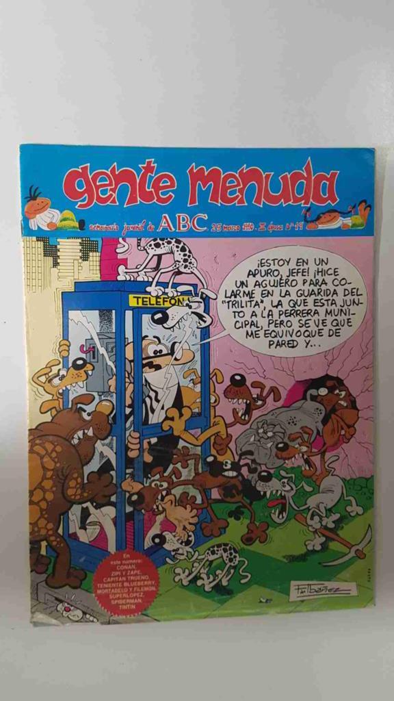 Gente Menuda num 19, III epoca, 25/03/1990 - Conan en Sombras en Zamboula (19), Idolos del deporte: Jose Luis Gonzalez