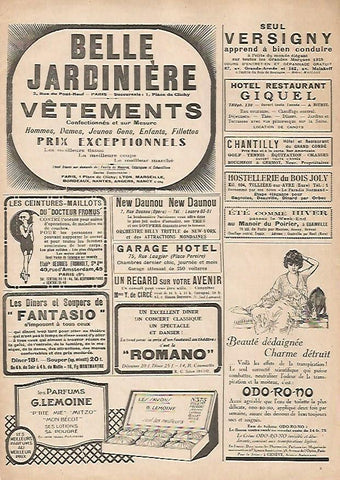 LAMINA 17785:Publicidad de Belle Jardiniere y otros