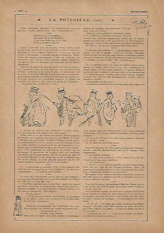 LAMINA 17832: Dibujos para La Potiniere