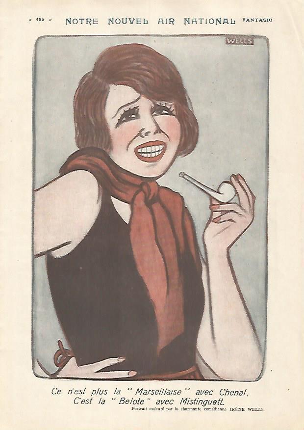 LAMINA 17831: Notre nouvel air national. Dibujo de Irene Wells