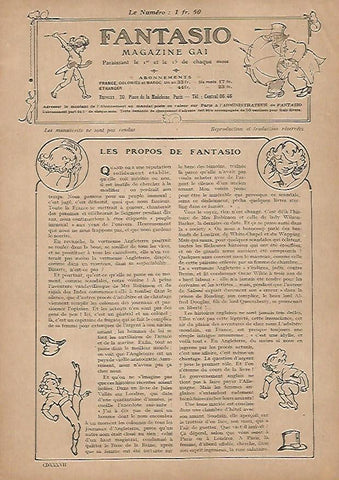 LAMINA 17822: Les propos de Fantasio para el numero 437