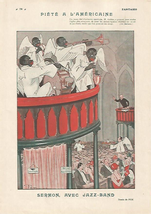 LAMINA 17811: Piete a l'americaine. Dibujo de Pem