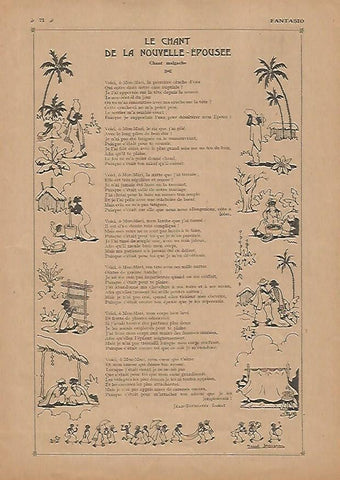 LAMINA 17810: Le chant de la nouvelle epousee