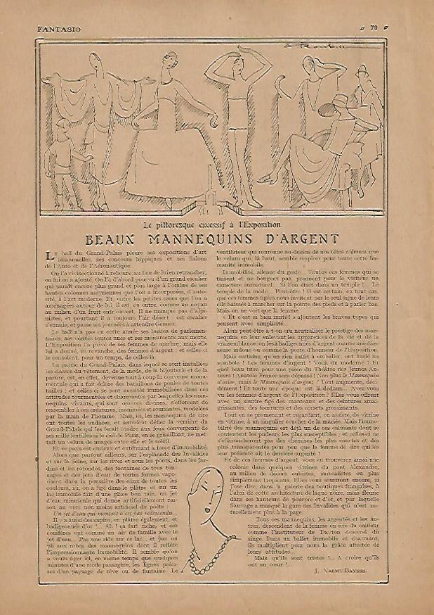 LAMINA 17809: Beaux mannequins d'argent