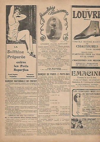 LAMINA 17820: Publicidad de La Sulthine Preparee