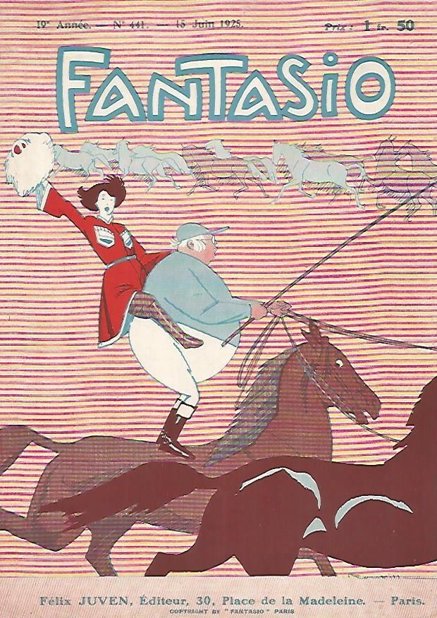 LAMINA 17766: Portada de la revista Fantasio numero 441 de 15 de junio de 1925