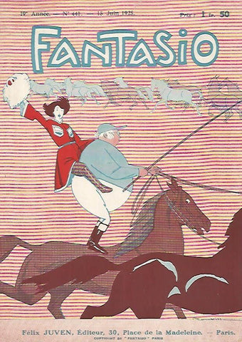 LAMINA 17766: Portada de la revista Fantasio numero 441 de 15 de junio de 1925