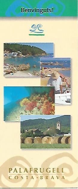 LAMINA 17758: Triptico publicitario de Palafrugell