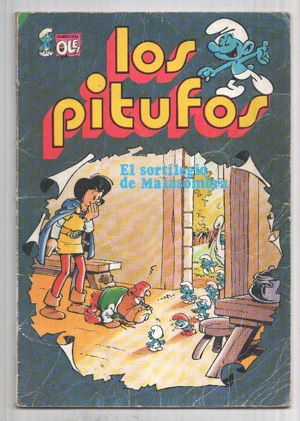 Coleccion Ole num 12: Los Pitufos en El sortilegio de Malasombra.  Salen Johan y Pirluit