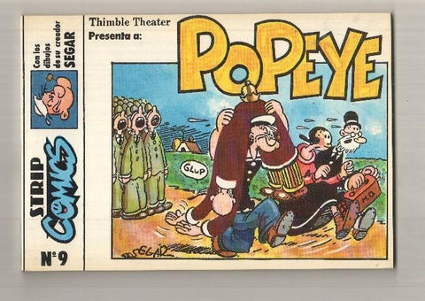 Eseuve: Strip Comics num 09 - Popeye. Tiras diarias de este volumen 24 de septiembre al 4 de diciembre de 1931