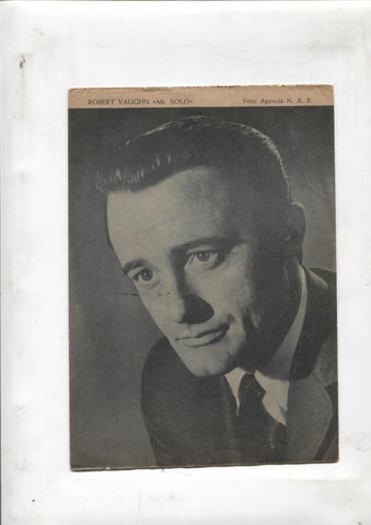 Mary Noticias numero 219: trasera foto de  Robert Vaughn Mr. Solo""