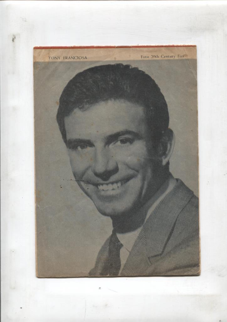Mary Noticias numero 221: trasera foto de  Tony Franciosa